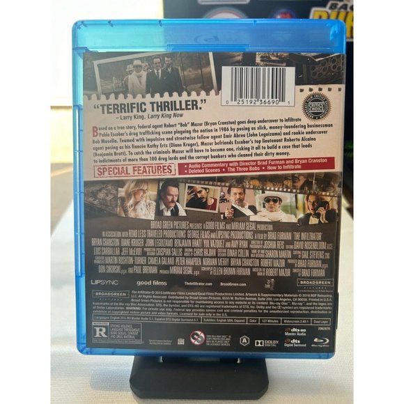 Blu-ray - The Infiltrator Bryan Cranston Diane Kruger Benjamin Bratt - Picture 2 of 2